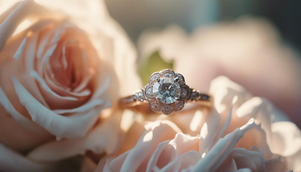 present beautiful engagement rings