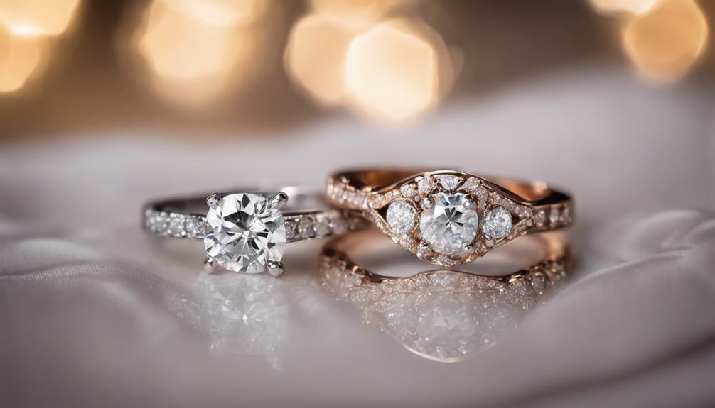 dual engagement ring styles