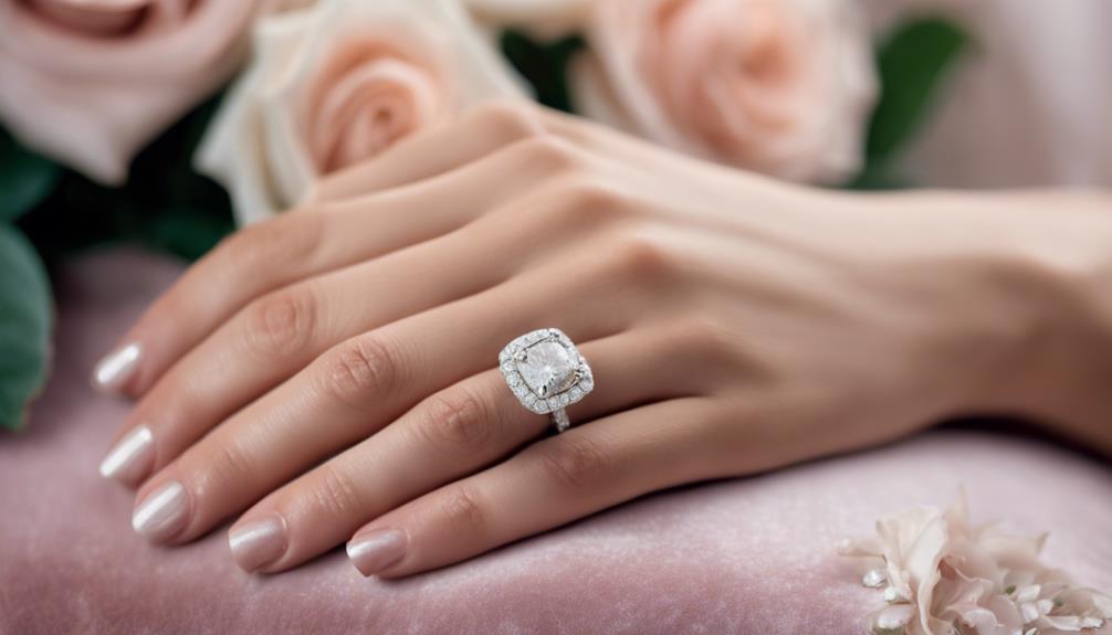 engagement ring wearing styles