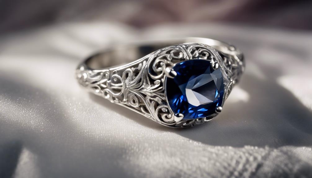 sapphires represent wisdom nobility